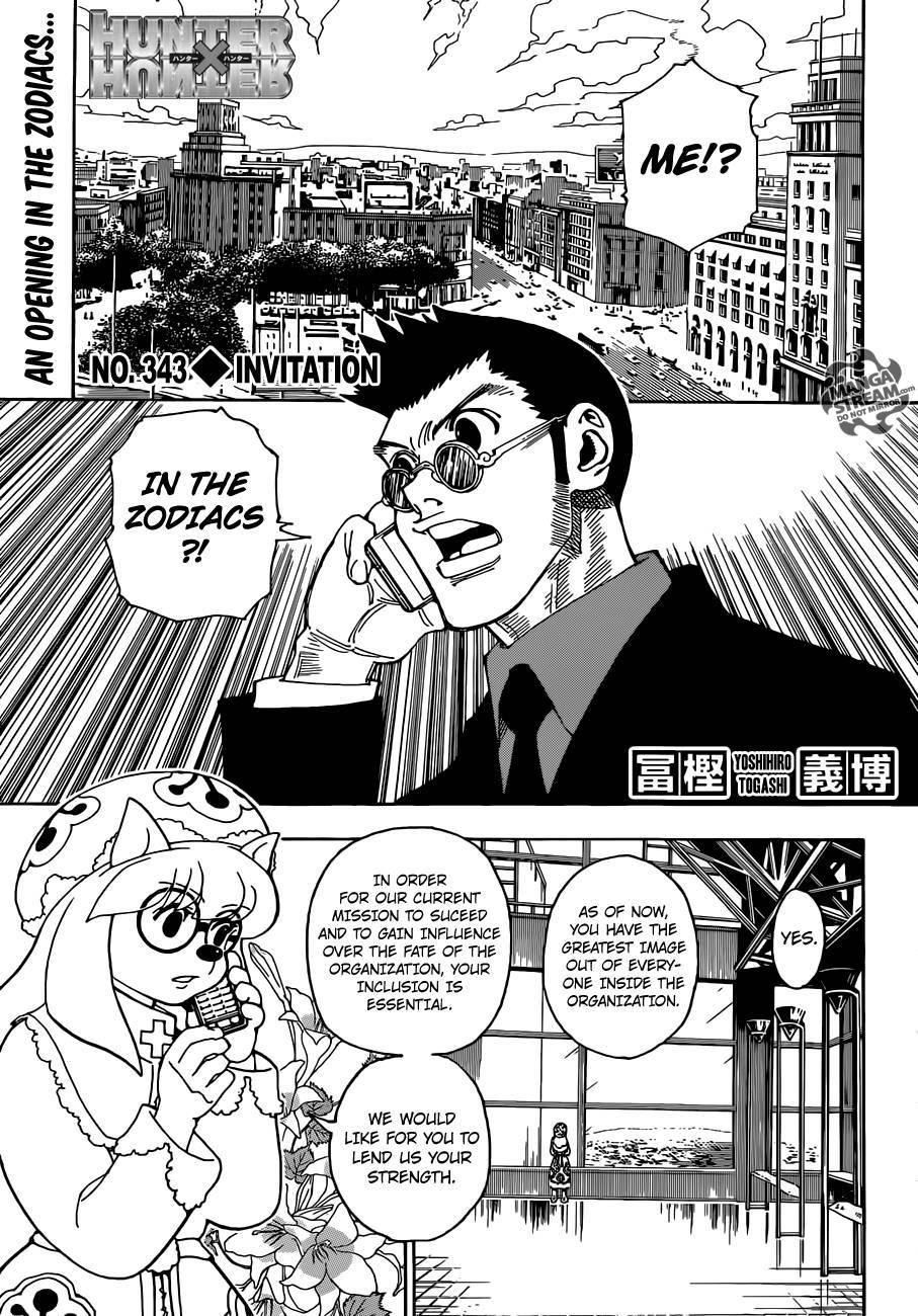 Hunter X Hunter, Chapter 340 - Hunter X Hunter Manga Online