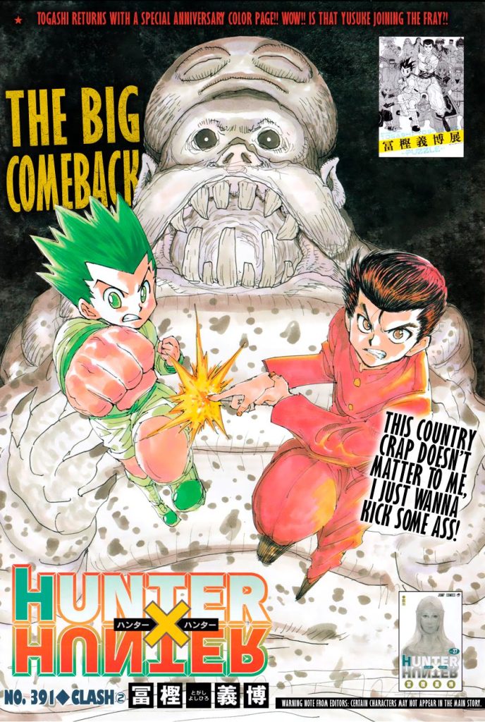 Hunter X Hunter, Chapter 400 - Hunter X Hunter Manga Online