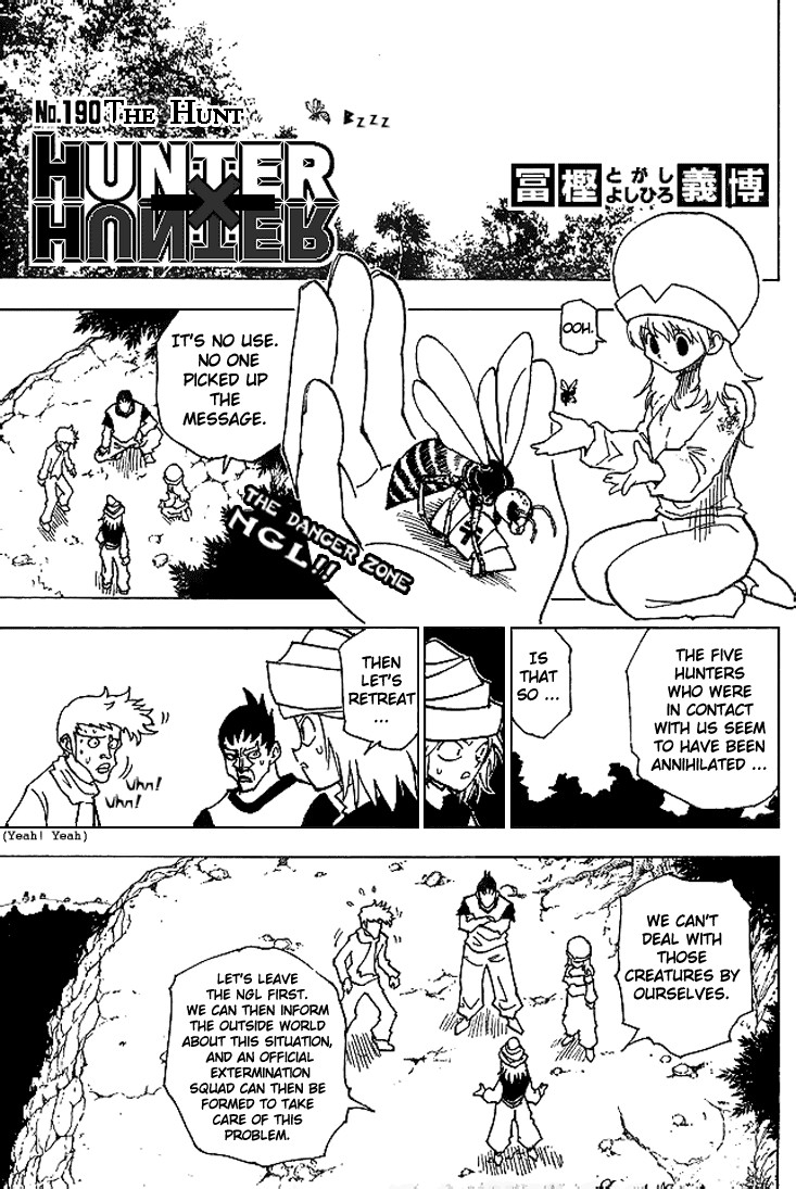 Hunter X Hunter, Chapter 190 - Hunter X Hunter Manga Online