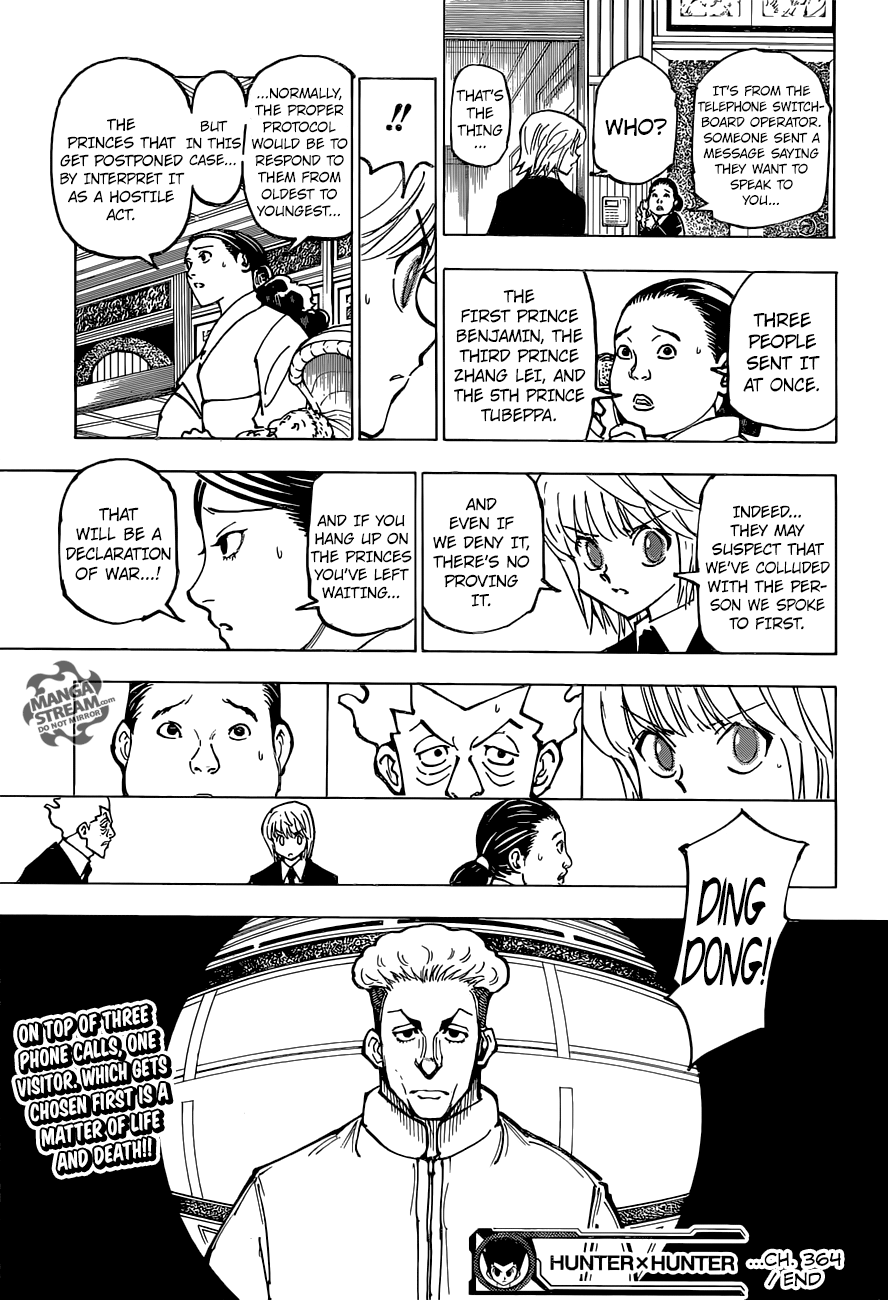 Hunter X Hunter Chapter 364 Hunter X Hunter Manga Online